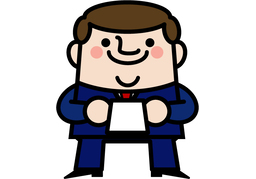 on businessのイラスト